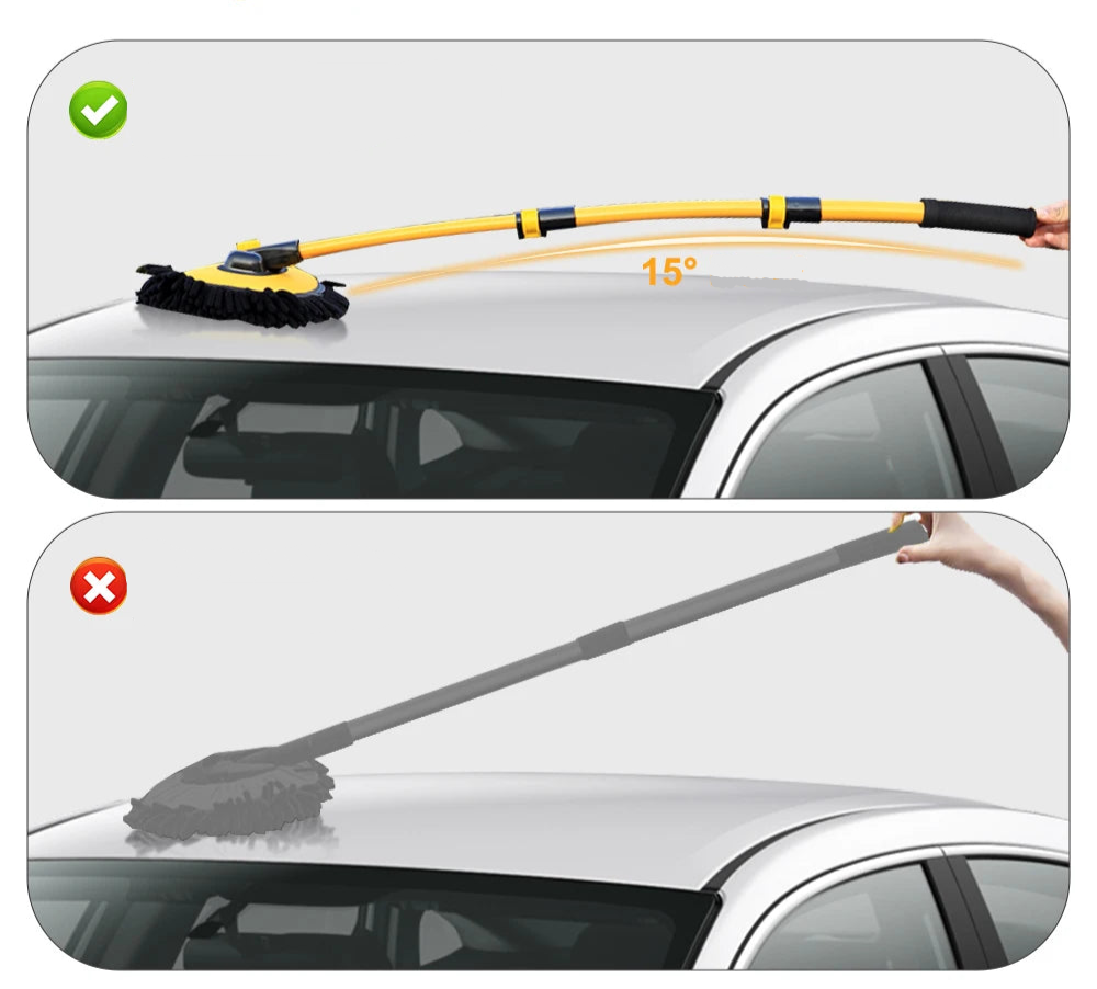 Fregona extensible para limpieza de carroceria